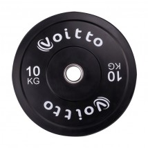 Диск бамперный Voitto 10 кг, черный (d51)